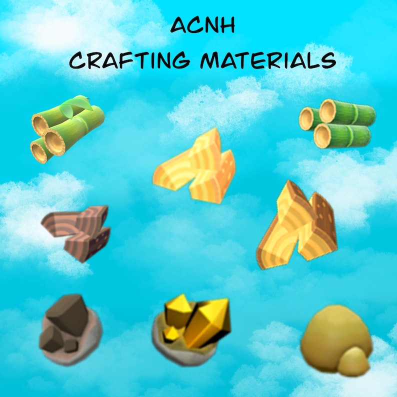 Animal Crossing Crafting Materials Etsy