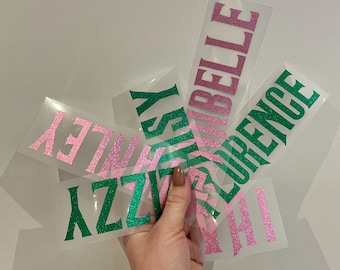 Wicked Theme Name, Witch Hat & Wand Stickers