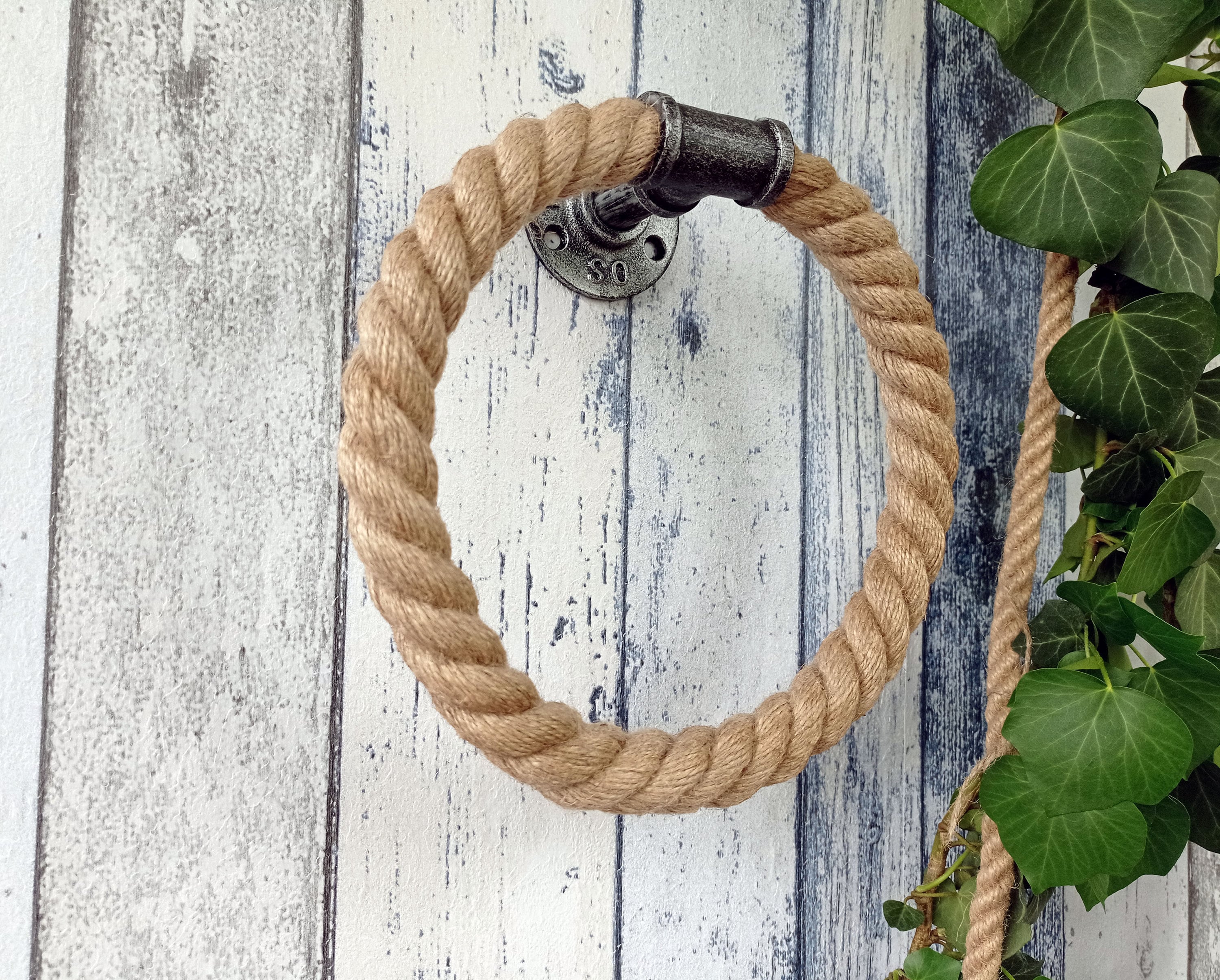 Rope Towel Ring Etsy UK