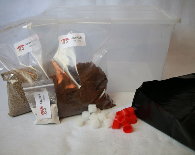 Monotub 66qt & Dry Bulk Substrate Kit Etsy