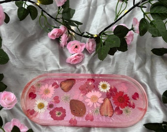 Strawberry Flowers Tray