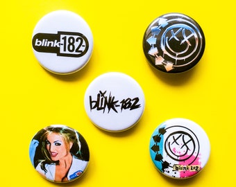 c GET 1 FREE* Blink 182 1.25in Pins Buttons Badge *BUY 2
