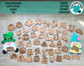 Interchangeable Gnome Family Bundle File SVG, Glowforge, LuckyHeartDesignsCo