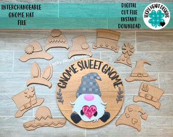 Download Interchangeable Gnome Svg Etsy