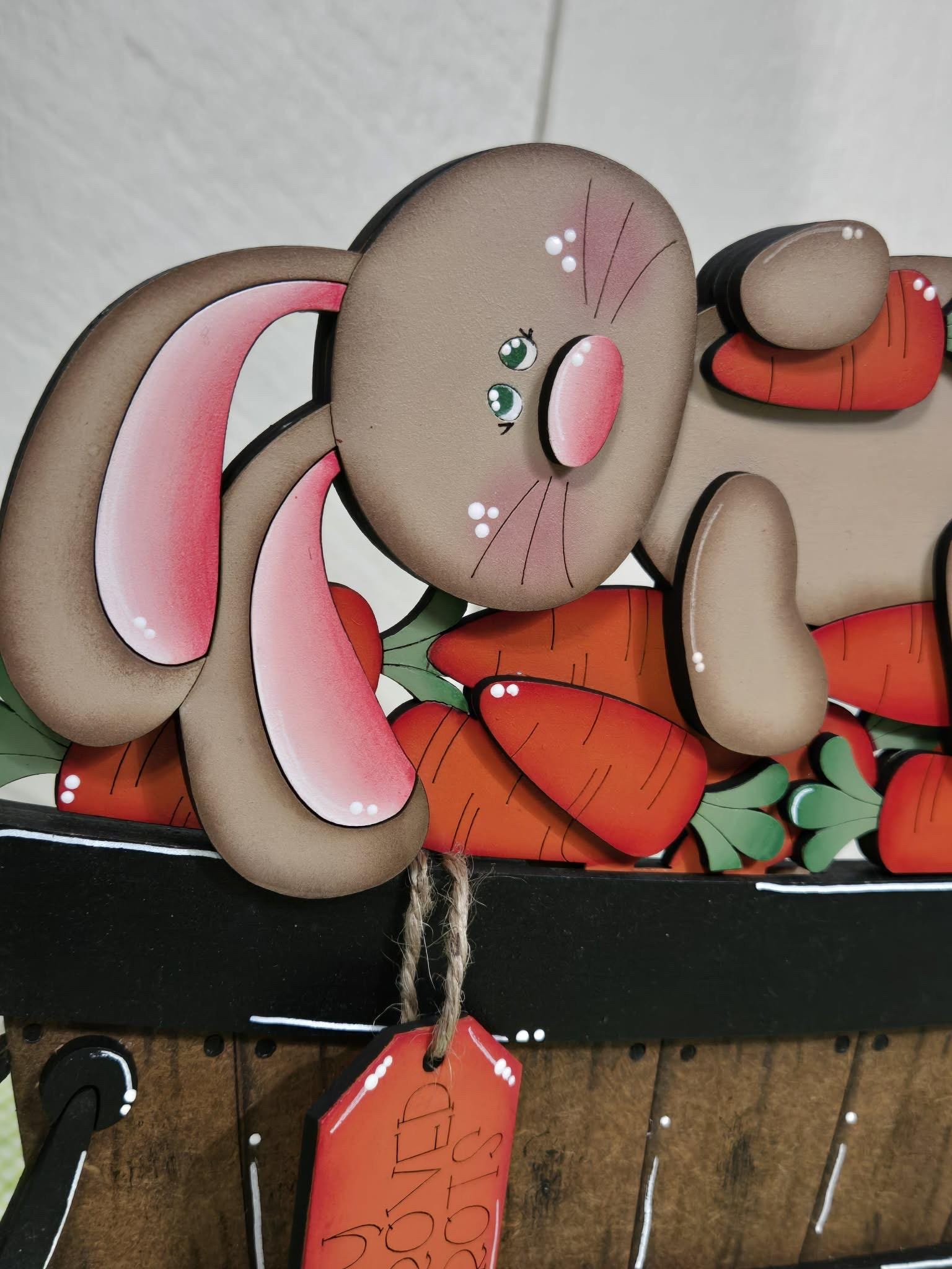 Floppy Easter Bunny Carrots for the Flower Basket Interchangeable File ...