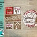 Gingerbread Wall Collage File SVG, Leaning Ladder, Tiered Tray, Glowforge, LuckyHeartDesignsCo