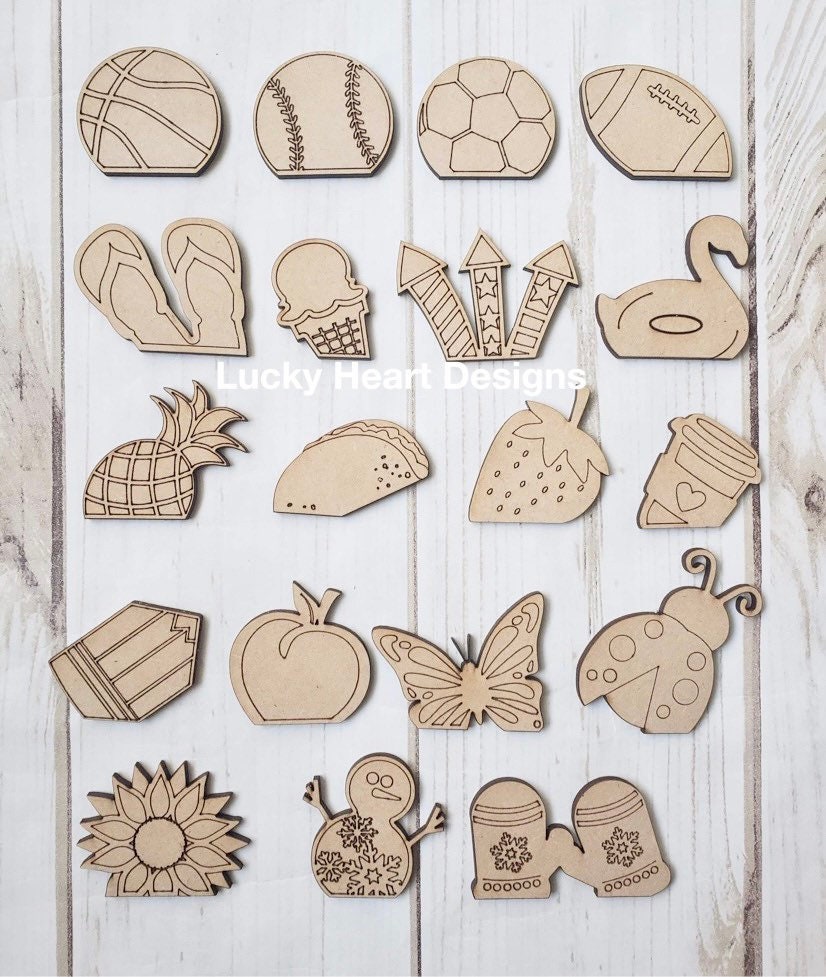 Extra Shapes for the Interchangeable Tiered Tray Truck File SVG ...