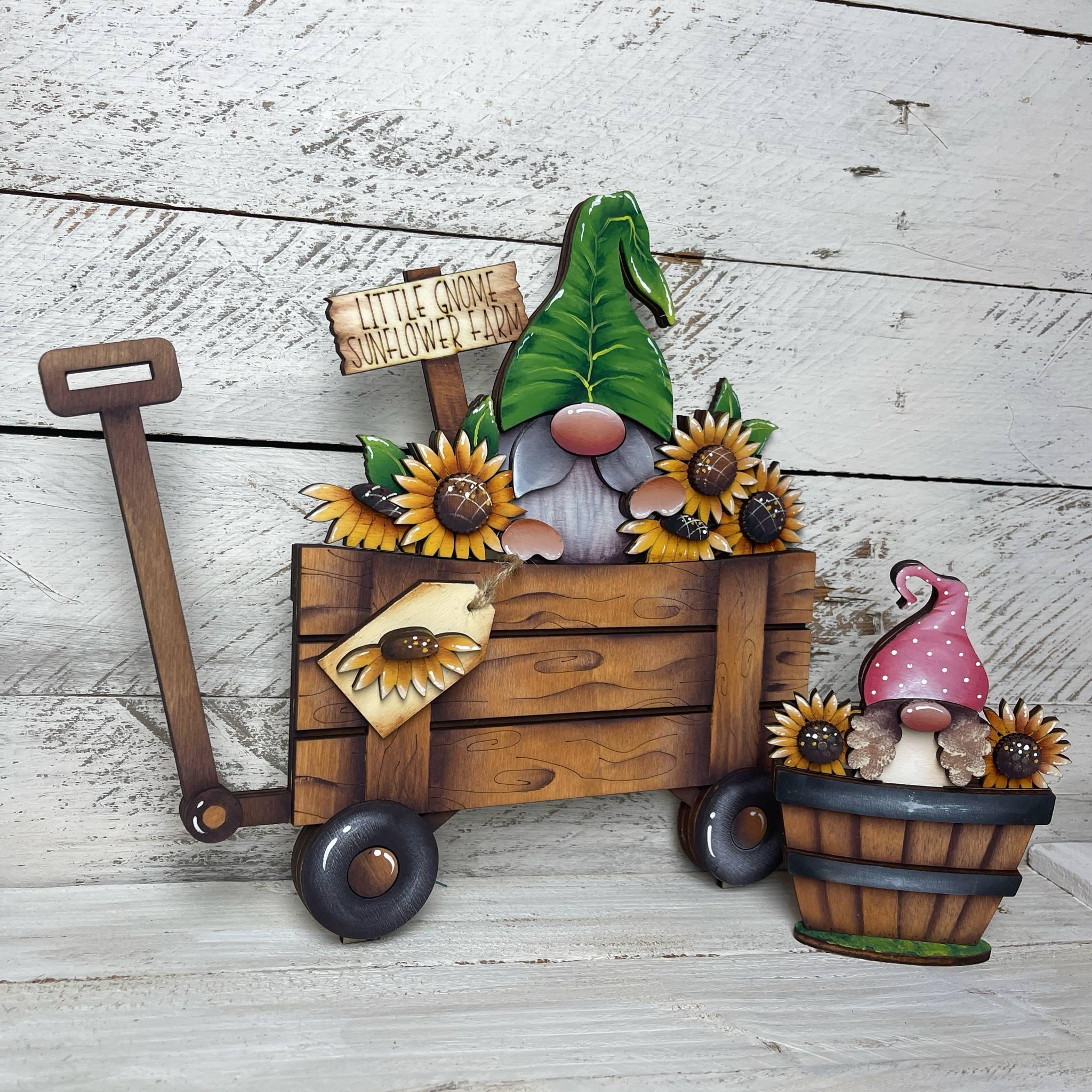 Gnome Sunflower for the Flower Basket Interchangeable File SVG, TINY ...