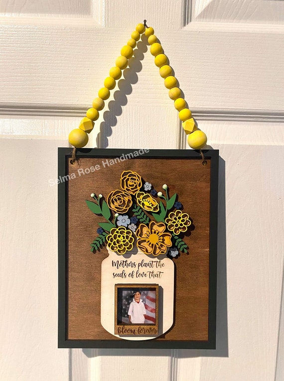 Download Mother S Day Mason Jar With Florals File Svg Glowforge Etsy