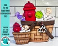 Dog For The Flower Basket Interchangeable (Original and TINY) File SVG, Puppy Tiered Tray, Pets,  Glowforge, LuckyHeartDesignsCo
