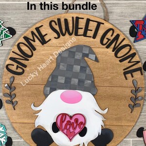 Extra Shapes for 15" Shiplap Interchangeable Gnome File SVG, Glowforge ...