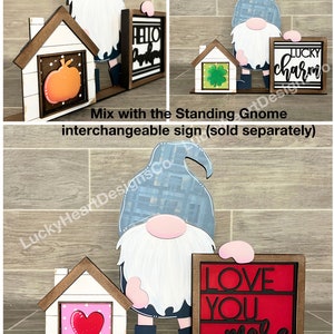 Mini Interchangeable Standing House File SVG, Glowforge Home ...