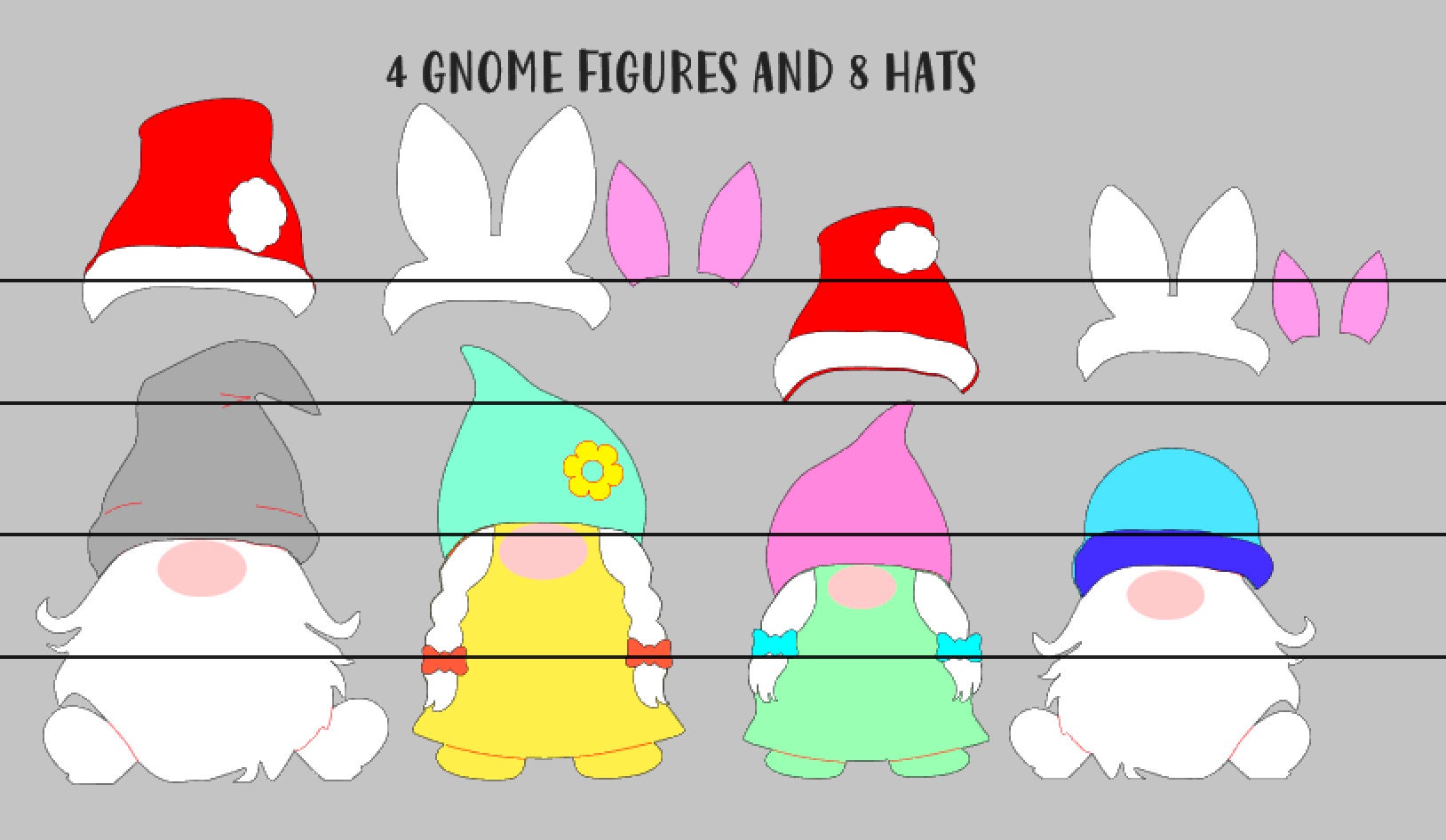 Free Free 188 Gnome Family Svg SVG PNG EPS DXF File