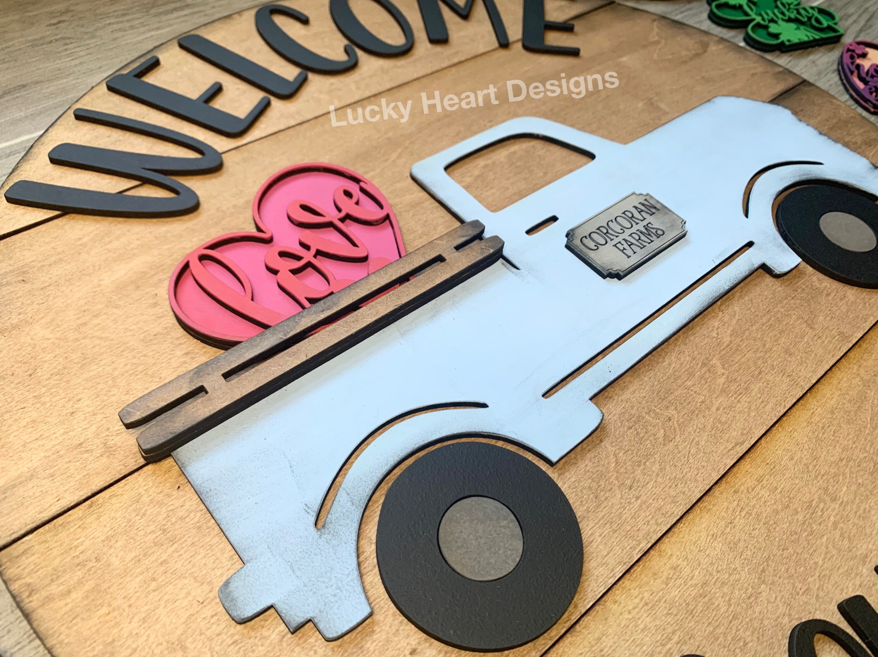 Download Interchangeable Truck With 12 Shapes Sign File SVG Shiplap ...