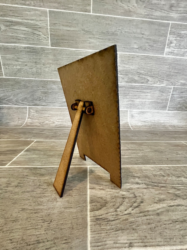 MINI Countdown Sandwich Board Interchangeable Leaning Sign File SVG, easel sign Tiered Tray Glowforge, LuckyHeartDesignsCo base image 4