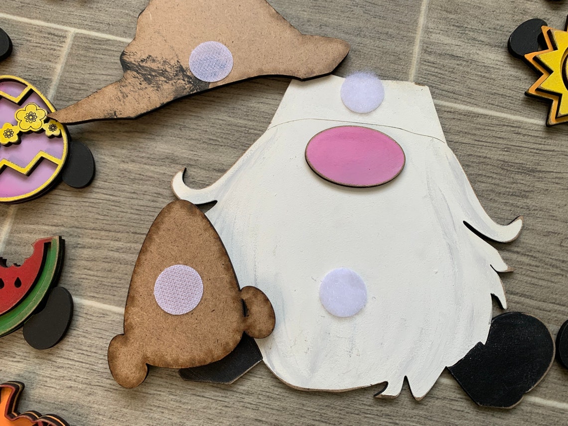 Download Standing Interchangeable Gnome File SVG Glowforge Home ...