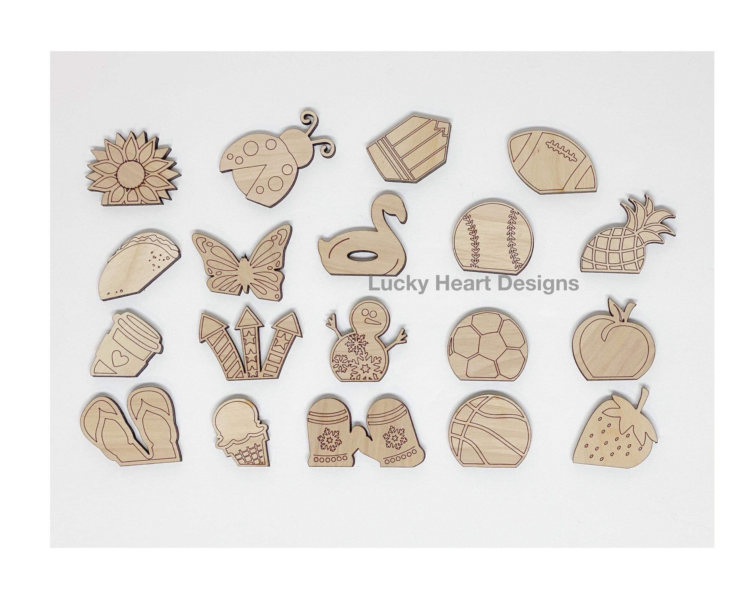 Extra Shapes for the Interchangeable Tiered Tray Truck File SVG ...