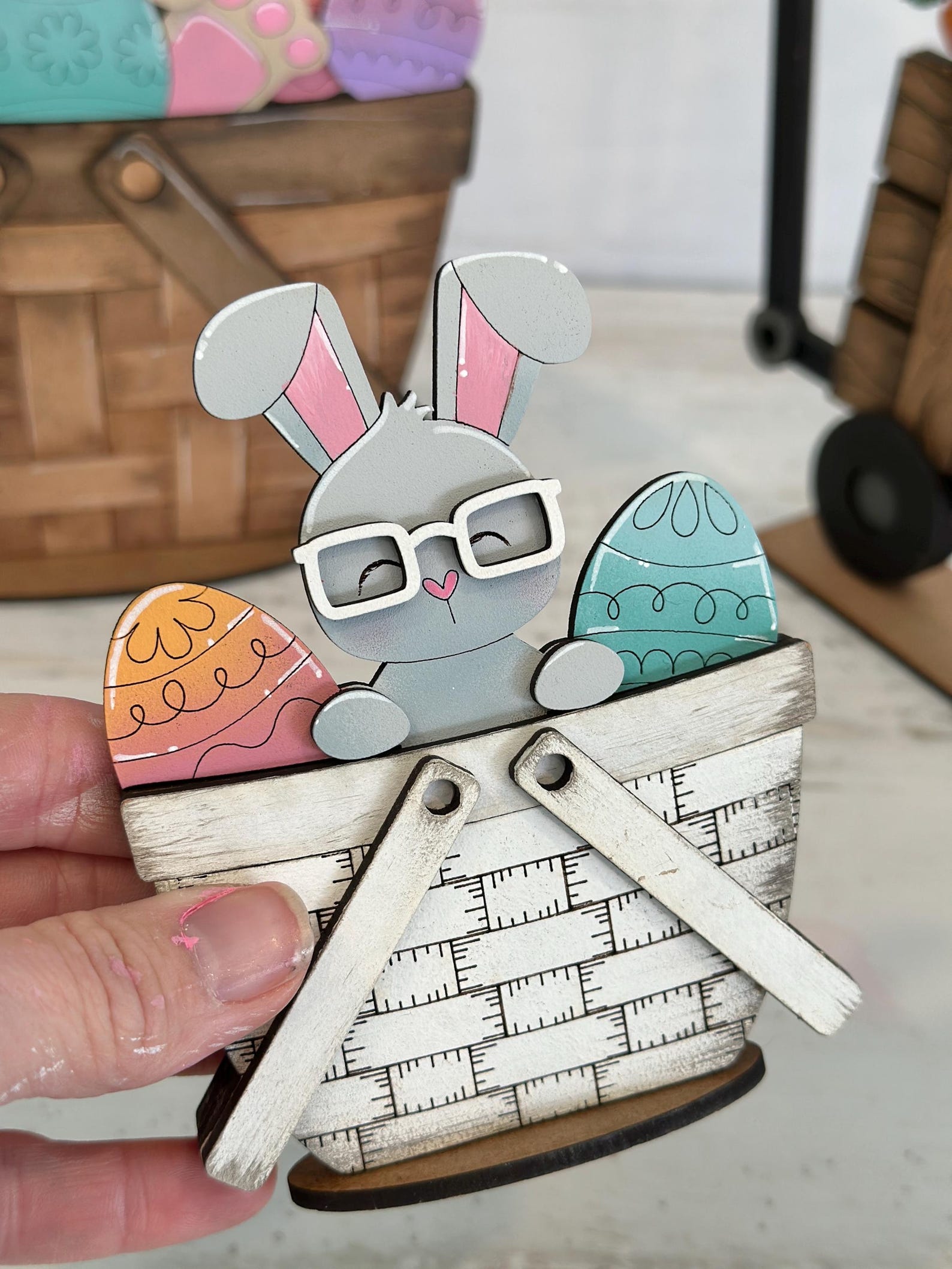 Easter Bunny Carrots for the Flower Basket Interchangeable File SVG ...