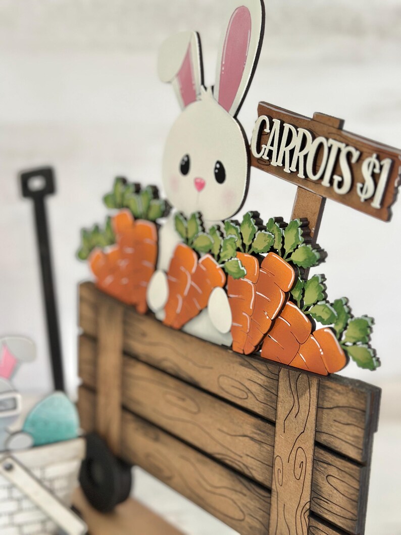 Easter Bunny Carrots for the Flower Basket Interchangeable File SVG ...