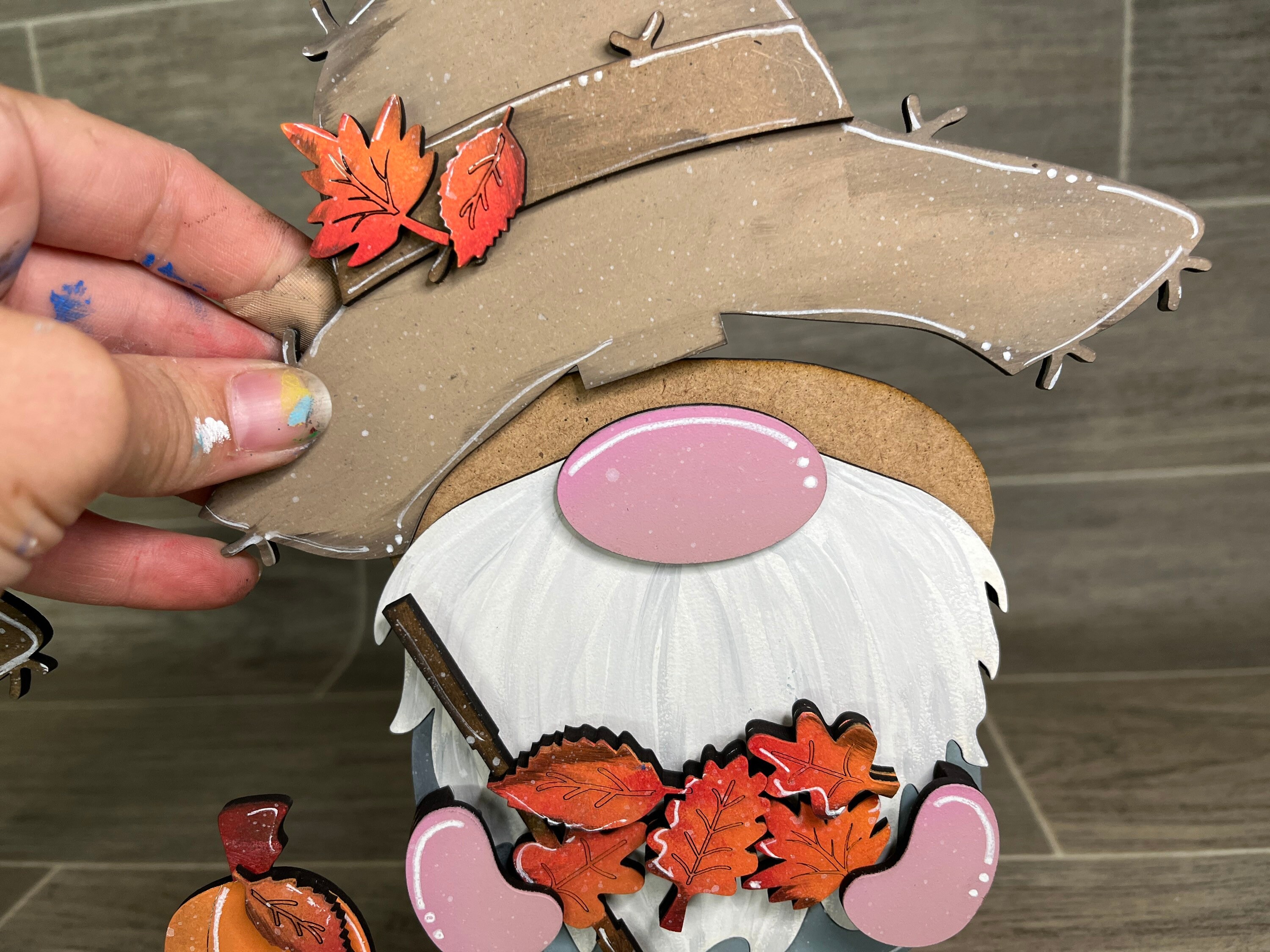 Fall Standing Tall Gnome Interchangeable File SVG add - Etsy