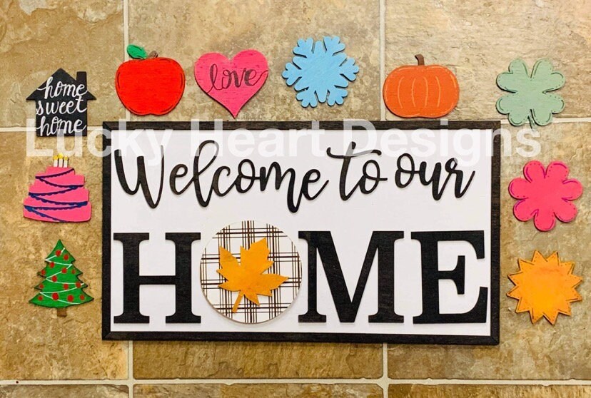 Free Free 343 Interchangeable Home Sign Svg SVG PNG EPS DXF File