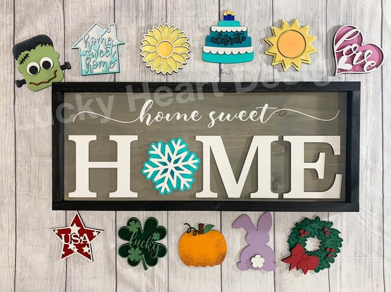 Free Free 163 Interchangeable Home Sign Svg SVG PNG EPS DXF File