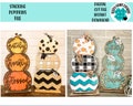 Stacking Standing Pumpkins File SVG, Fall Glowforge, LuckyHeartDesignsCo