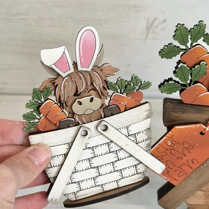 Highland Carrot Easter for the Flower Basket Interchangeable File SVG ...
