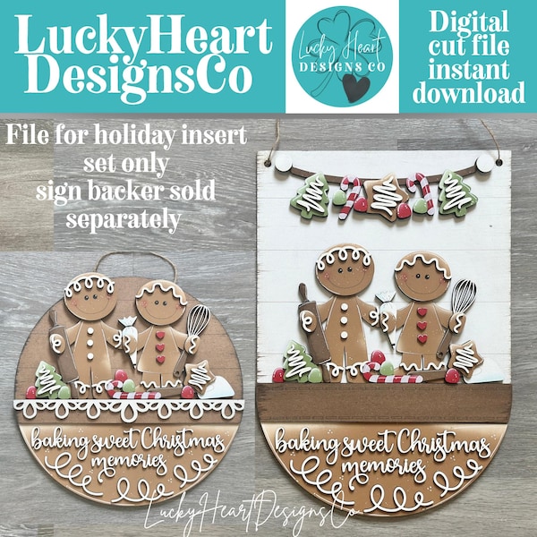 Round Gingerbread Man Vector Lucky Round Art - Etsy UK