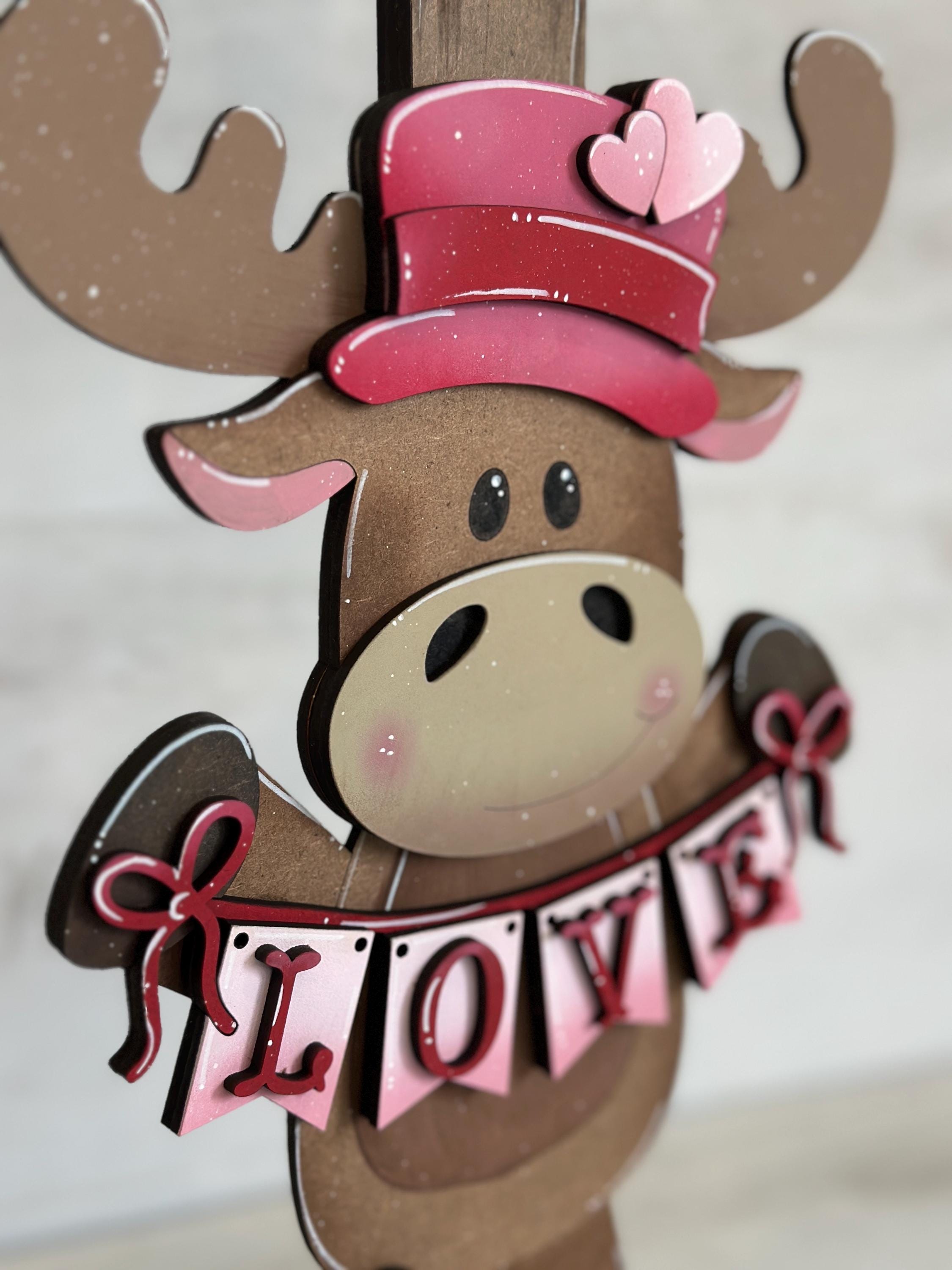 Moose Valentine for the Birdhouse Interchangeable File SVG, Valentine ...