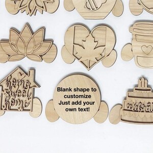 Extra Shapes for 15" Shiplap Interchangeable Gnome File SVG, Glowforge ...