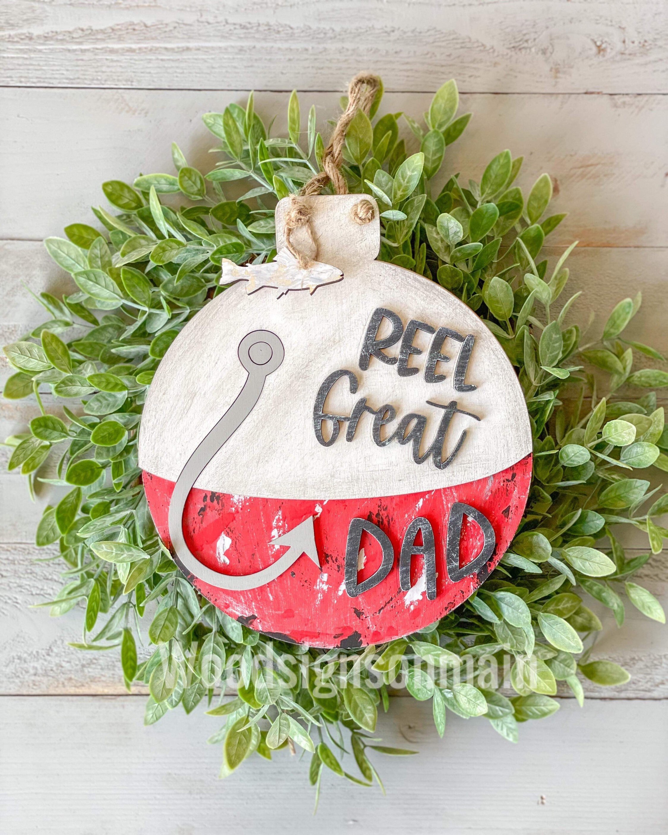 Reel Great Dad Father's Day File SVG, Glowforge Laser, Craft Kit …