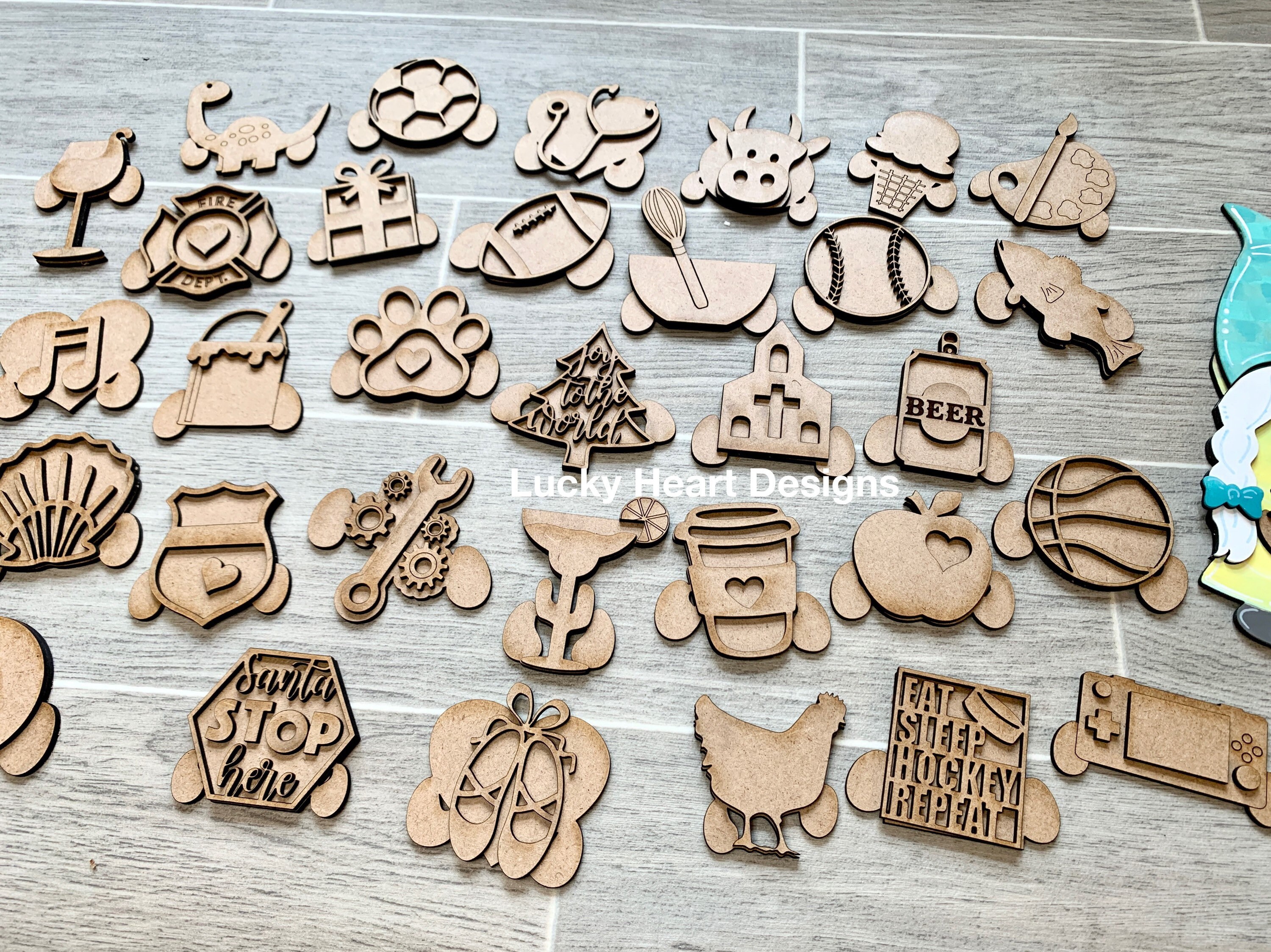 Download Interchangeable Gnome Family Bundle File SVG Glowforge | Etsy
