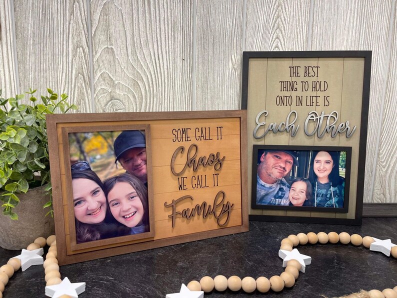 Family Quote Picture Frame File SVG Etsy