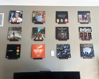 Vinyl Album Wall Mounts (Wood)