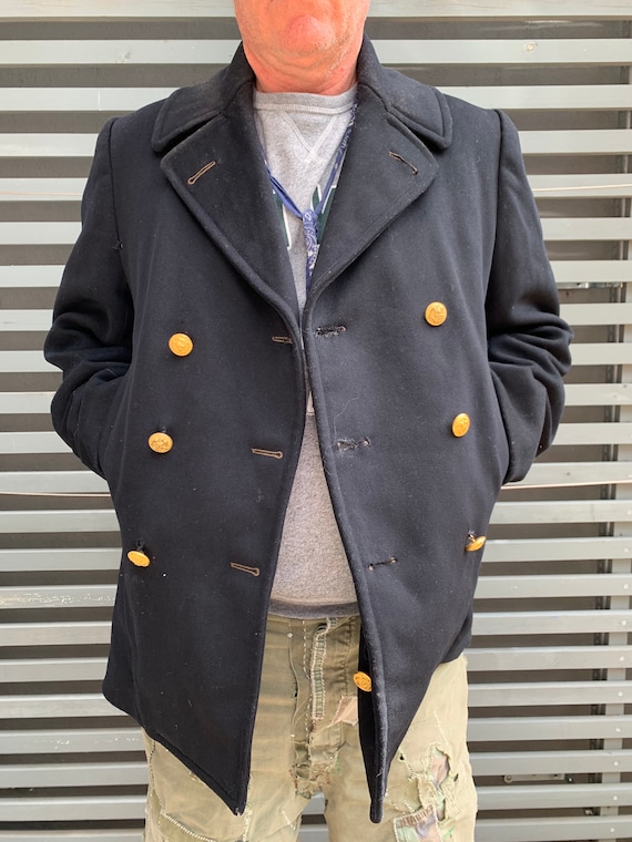 Men’s Vintage USN Pea Coat