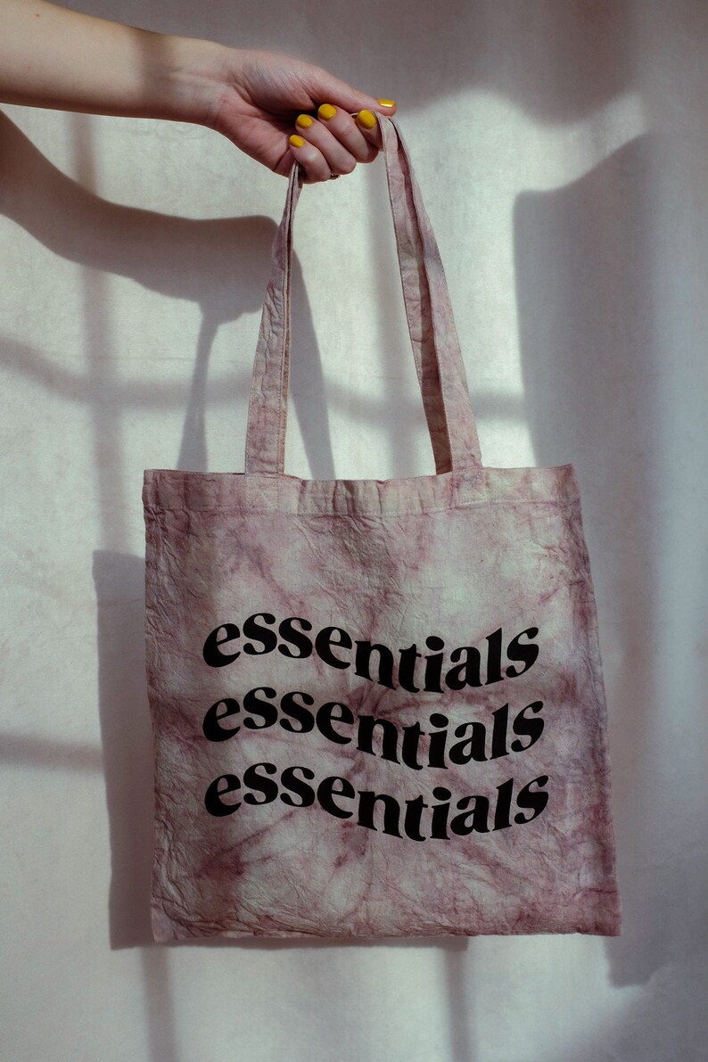 Reusable /& Eco-Friendly! Tie-Dye Graphic Tote Bars Essentials