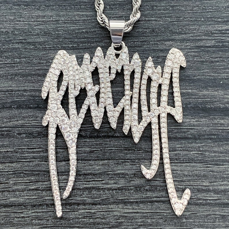Iced Out REVENGE Necklace XXXtentacion Chain Etsy