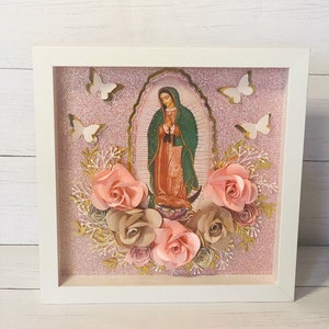 Virgen de Guadalupe shadow Box,  Virgen frame