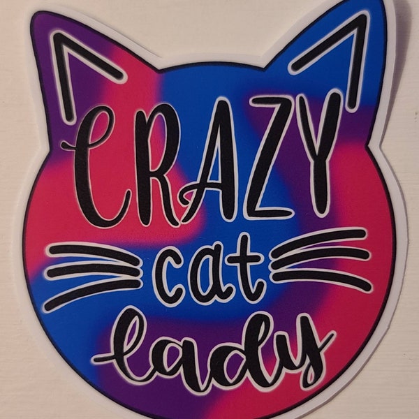 Crazy Cat Lady Sticker