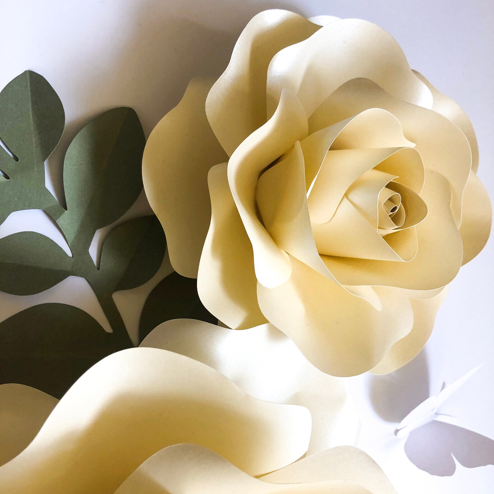 Paper Flower Wall Decor Nursery 3D Paper Art Wall Decoration Etsy