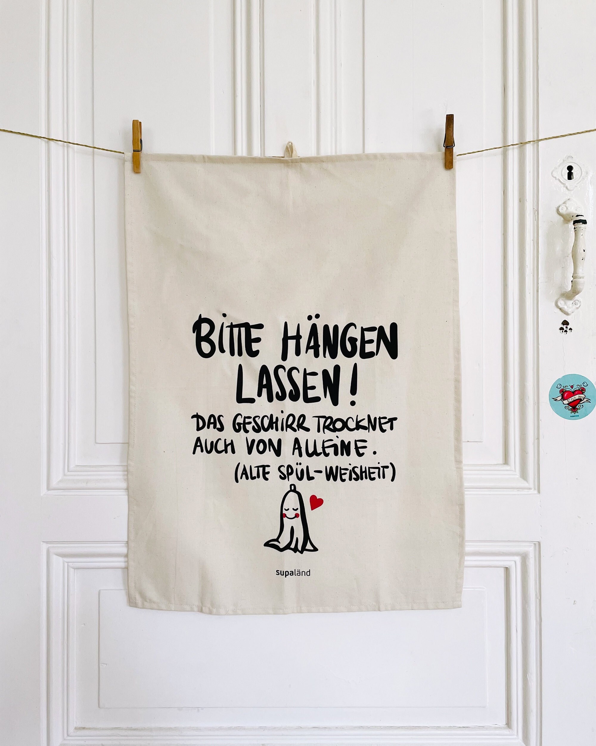 Infrastruktur Main Kaffee geschirrtuch lustiger spruch Herzogin Kasse