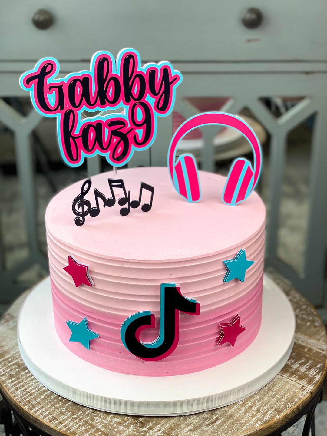 Tiktok Cake Topper - Etsy