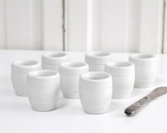 アンティークホワイトアイアンストーンレリッシュディッシュ、小さな