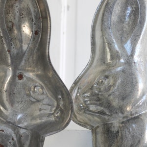 Grand moule à gâteau vintage en métal avec lapin de Pâques, moule lièvre, moule lapin Déco de Pâques Cuisine de campagne image 8