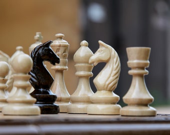 Chess pieces Luxury Wooden handmade chess figures for chess board Wooden carved sets many size have Express shipping gift for him handmade