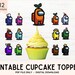 Cupcake Toppers, Birthday Cupcake Toppers, Printable Cupcake Toppers ...