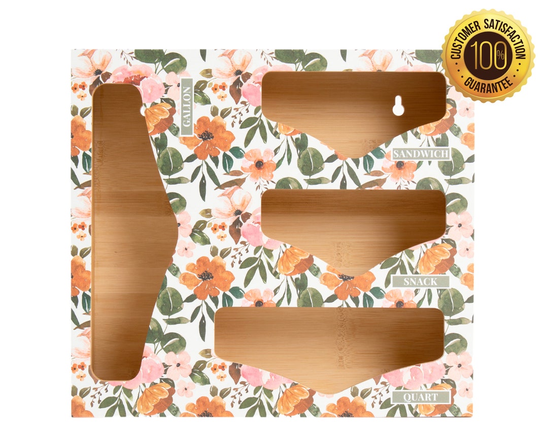 Bamboo Storage Bag Organizer Sandwich Bag Organizer for Etsy