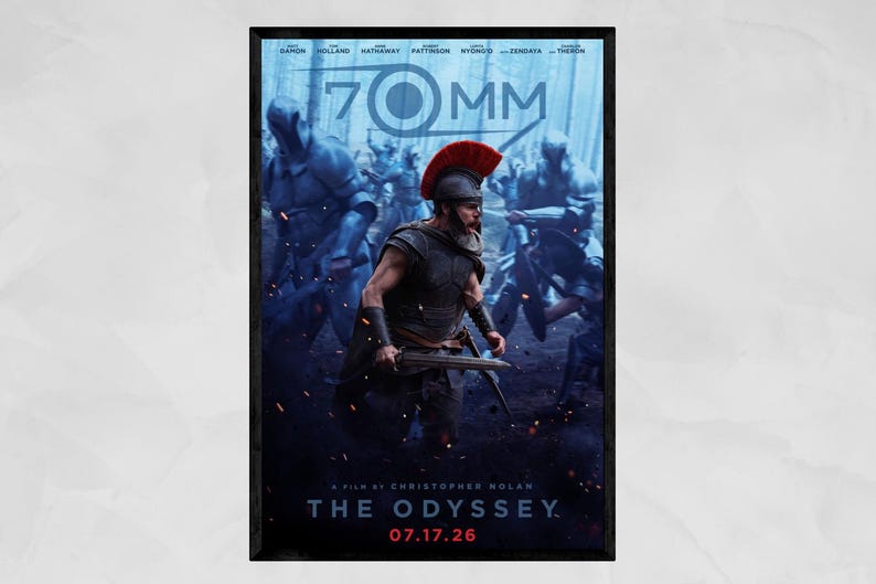 The Odyssey Movie Poster Collection Christopher Nolan Matt Damon
