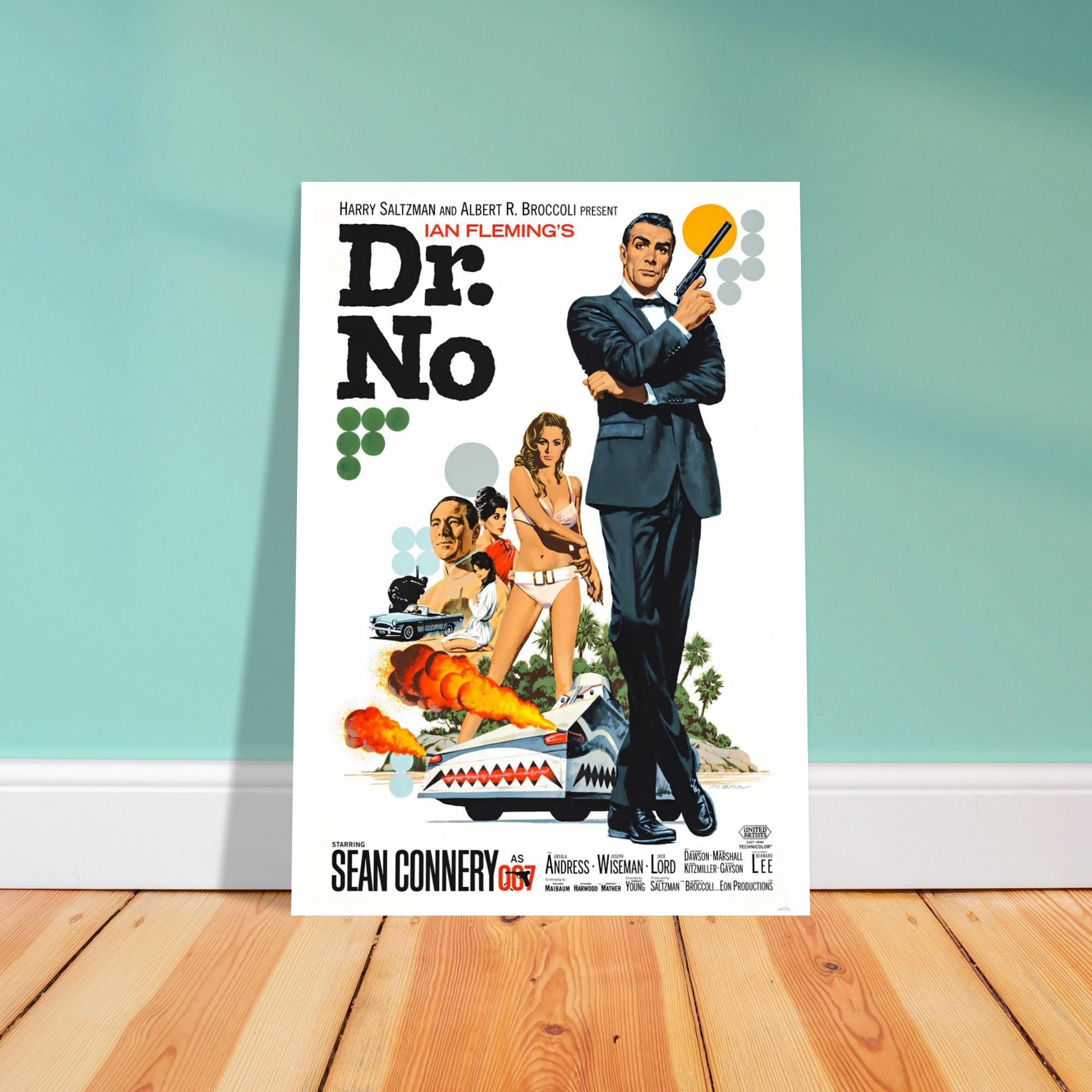ドクター・ノオ（1962年）クラシック映画ポスター ジェームズ